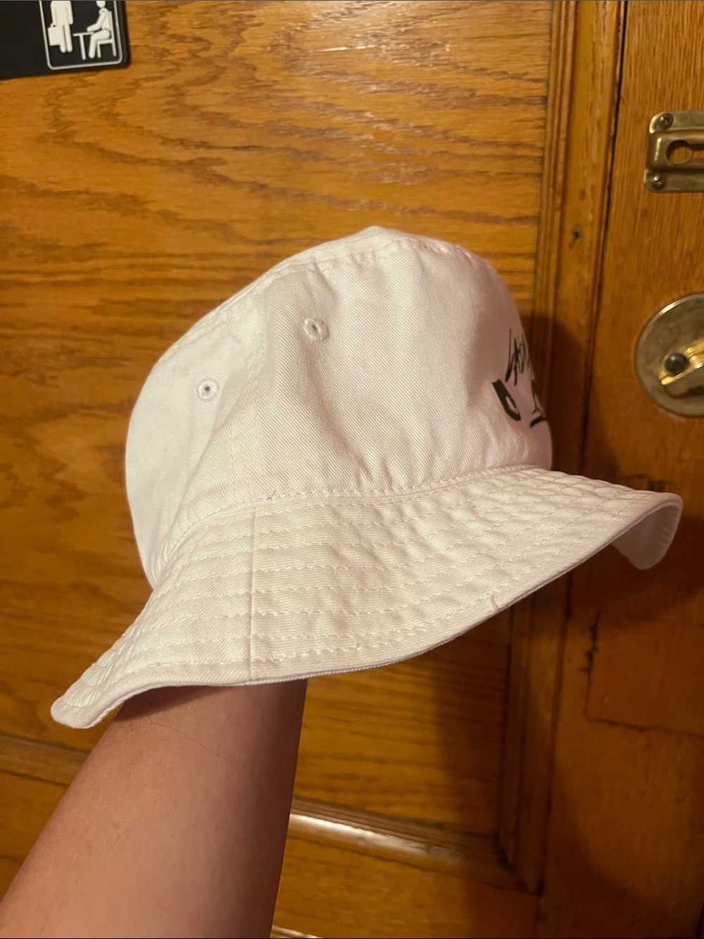 Lady Gaga Born This Way Eyes White Bucket Hat - Picture 2 of 6